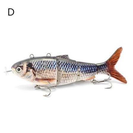 Selv-svømmende fiskeblink USB genopladelig