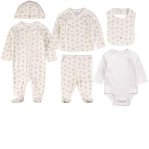 Kids - Ralph Lauren 7-piece Grey Multi Gift Set 0-3 Months - Clothing sets - 0-3 months - Grey
