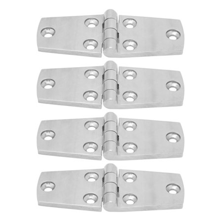 4 stk. Marine Bådlågehængsel 102 mm X 38 mm Rustfrit stål til yachts