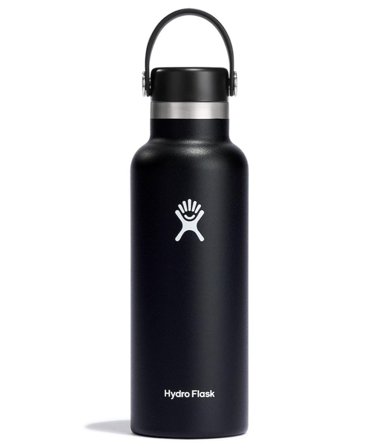 HydroFlask 18 Oz Standard Flex Cap Black