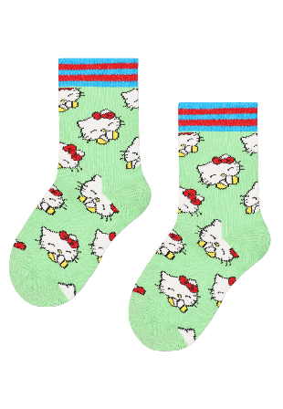 Happy Socks Kids Hello Kitty Smiles Sock Strumpor Unisex Grön 4-6Y