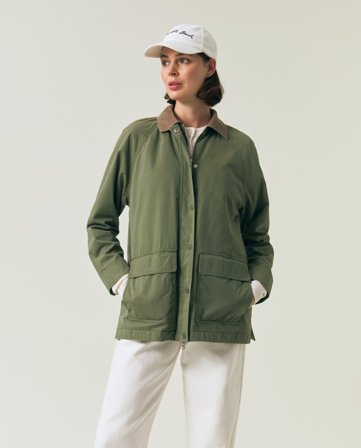 Lexington Klassisk countryjakke i bomull, grønn