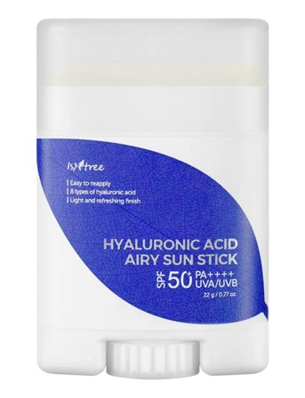 Isntree Hyaluronic Acid Airy Sun Stick Spf50+ - Nude - 22 g