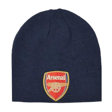 Arsenal Fc Vuxna Unisex Stickad Mössa One Size Marinblå