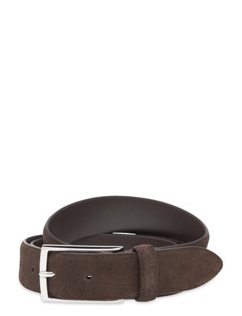 Anderson's Classic Suede Belt Navy 3,5 - Brown - 110