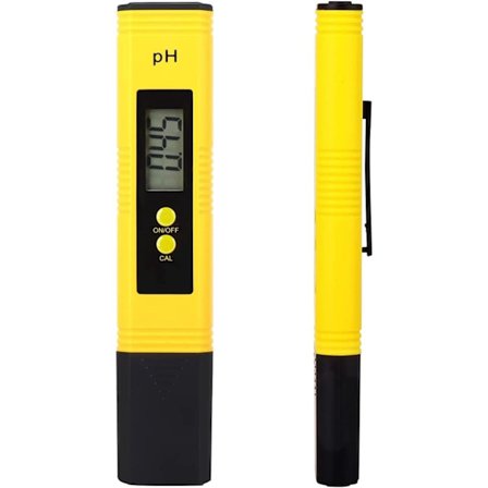 pH-mätare med hög noggrannhet 0,01-14,00, pH-sond 4 i 1 pH-mätare för vatten TDS-mätare Digital vattenkvalitetsmätare, Gul