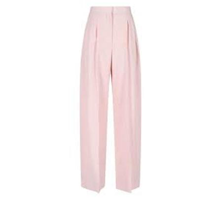 Alexander McQueen, Wide Trousers Roze, Dames, Maat:3XS