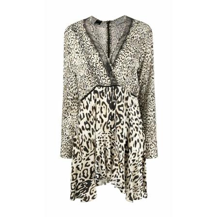 Pinko, Short Dresses Beige, Dames, Maat:M