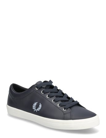 Fred Perry Baseline Leather - Navy - 46