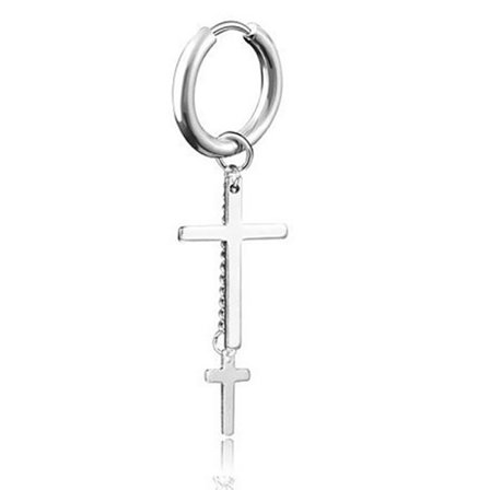 Stilrena Kors Örhängen