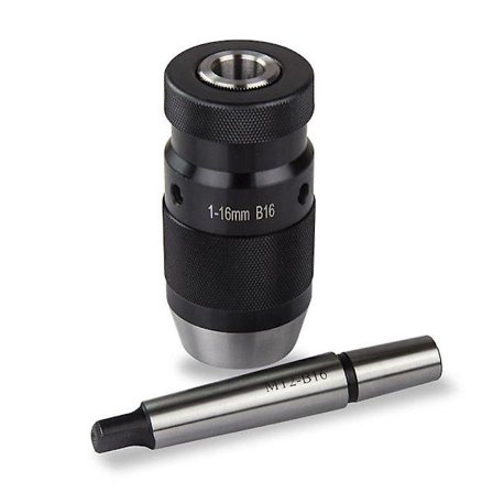 MT2-b16 Chuck, Borchuck med Spændingsområde Selvstrammende Drejebænk Borchuck, Adapter Bor Sliber Konverter Macaron