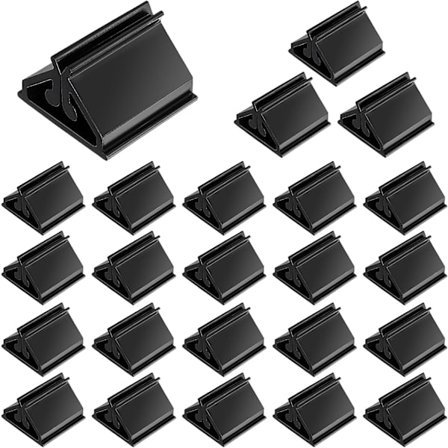 24 STK Plastikk Spillkortstativ Klare Spillkortholdere Spillekortholdere Brettspillbrikkestativ for Brettspillmarkører