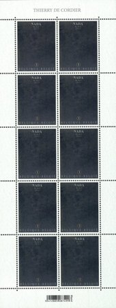 Belgien - Thierry de Cordier - Postfrisk ark