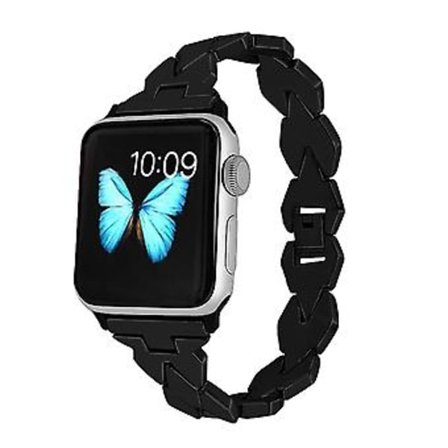 Stål Armband för Apple Watch (Svart)