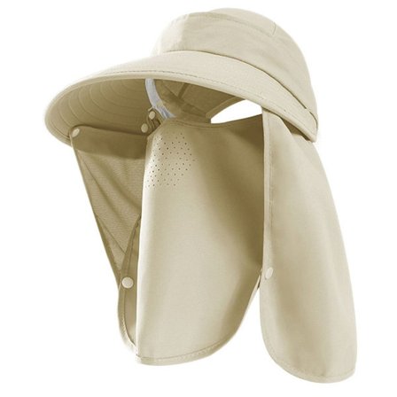 Sommer solbeskyttelse solhatte til mænd og kvinder til udendørs fiskeri. Hudfarve