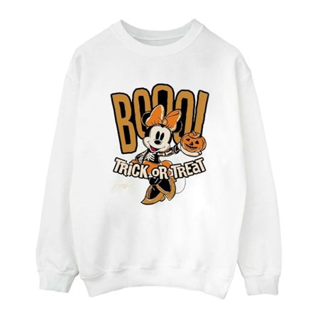 Disney Dam/Kvinna Boo Minnie Mouse Tröja 3XL Vit