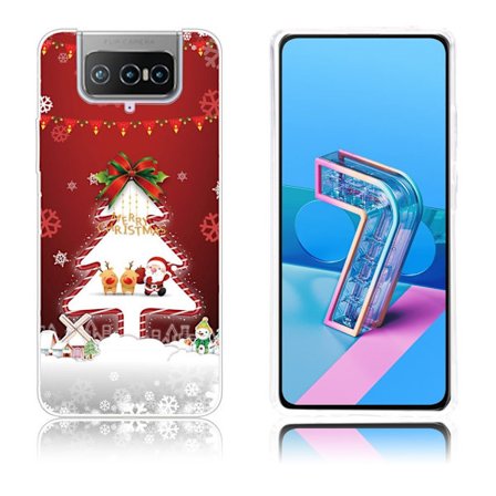 Christmas ASUS Zenfone 7 Pro etui - hvid jul træ