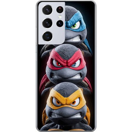 Kompatibel Mobilcover til Samsung Galaxy S21 Ultra 5G Teenage Mutant Ninja Turtles Portræt i Realistisk 3D-stil