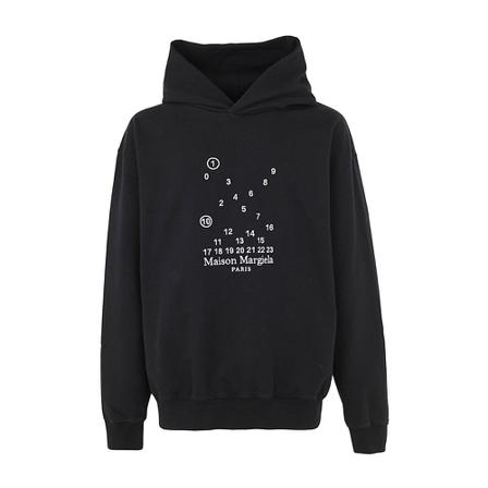Maison Margiela Hooded Sweatshirt Sort, Herre Hættetrøjer