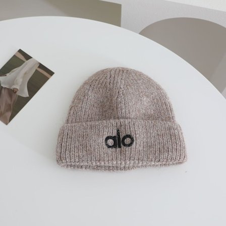 alo brev brodert strikket lue dame høst og vinter ny varm tykk kald lue viser ansikt liten beskyttelse