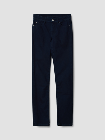 MATCH - Roma straight bukse - Marie Philippe - Str. XXL32 - Dame - Bukser & Jeans - Blå - 66% Bomull, 30% Polyester og 4% Elastan