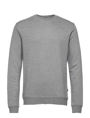 Bamboo Sweatshirt Fsc Underwear Night & Loungewear Pyjama Tops Grå Resteröds