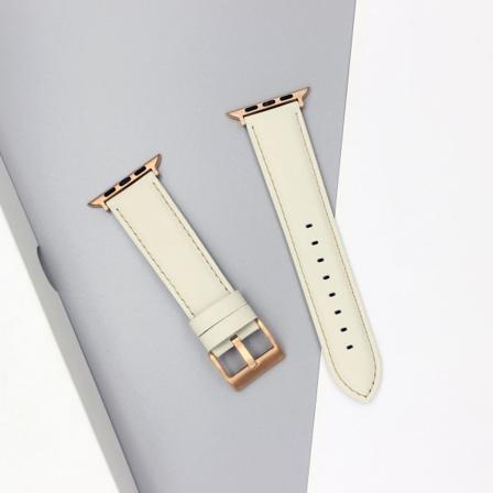 Passar till Apple Watch 38/40/41/42/44/45/49mm armband ivory 38/40/41 Dial