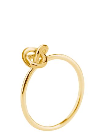 Le Knot Drop Ring Gold Drakenberg Sjölin