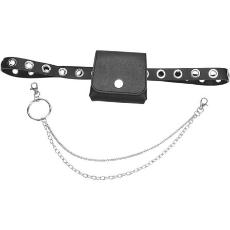 Enkel Imitert Metall Mote Kjede Sommer Høst Lær Midjeveske Belte Dame Belter