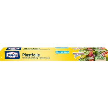PLASTFOLIE 44CMX20M TOPPITS