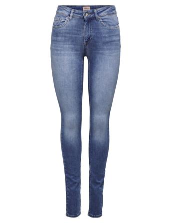 Onlblush Mid Skinny Rea12187 Noos Bottoms Jeans Skinny Blue ONLY