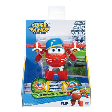 Super Wings - Transforming Flip 12 Cm White / Blue