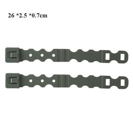 2st Tactical Molle System Malice Clips GRÖN 26CM