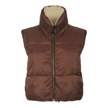 Noisy May, Ales Reversible Vest Bruin, Dames, Maat:S