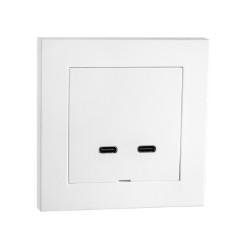 SG USB 2XC Lader 60W IF Hvit