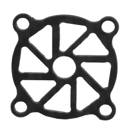 30x30mm Kolfiber RC Motor Kylfläkt Skyddskåpa för RC Bil Båt Motor Svart