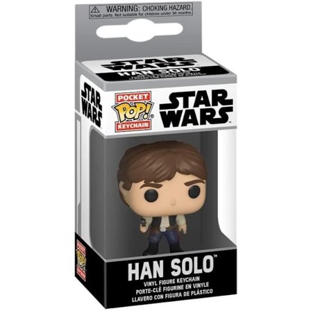 Nyckelring - Funko - Han Solo - Star Wars - 5 cm - Figur i displaybox