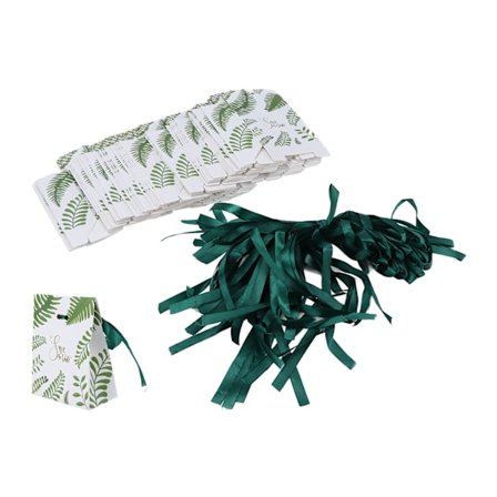 50 stk. Favor Gaveæske Smuk Grøn Papir Koncis Stil Fest slikpose til Bryllupsfest