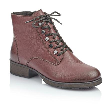 Rieker, Mason Red Boots Rood, Dames, Maat:40 EU,leer