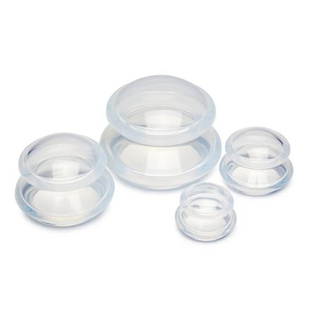 4 stykker Silicone Massage Kopper Vakuum Sugekop Anti Cellulite Krukke Ansigts Krop Cupping Massage til Krop Afgiftning
