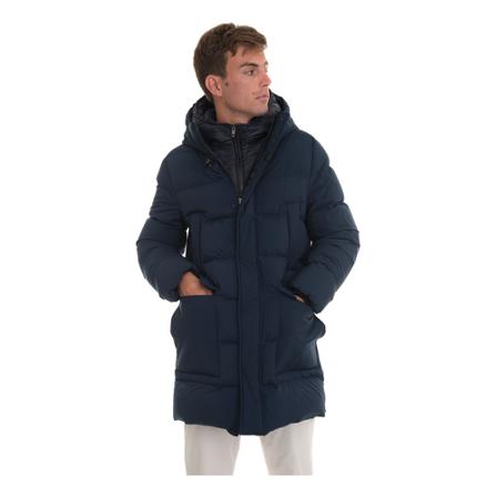 Fay Hooded jacket , Blauw , Heren , Maat: XL