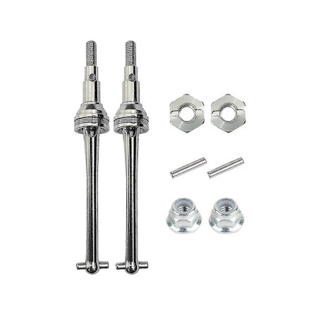 Metal Front Drive Shaft CVD ja 12mm Wheel Hex MJX Hyper Go H16 16207 16208 16209 16210 1/16 RC Car Upgrade Parts