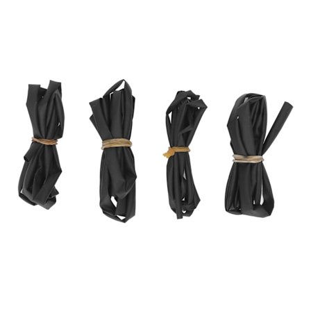 Krympslang Kit Lim Elektrisk Sortering 3MM 4MM 5MM 6MM 1 Meter 4 St