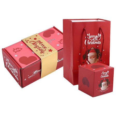 Pengar Överraskningslåda God Jul Överraskningslåda Kontantpresentlåda Röd