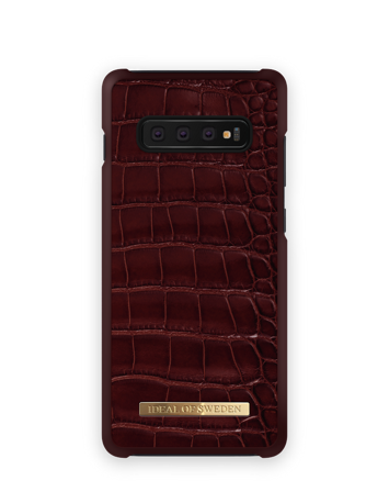 Croco Case GALAXY S10+ Claret Croco, iDeal of Sweden