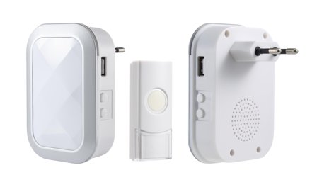 Gelia 4004332321 Dørsignal trådløs, plug-in, Alarm & sikkerhet