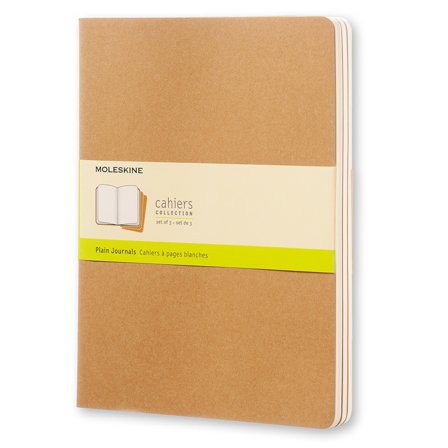 Moleskine Cahier Notebook XL Kraft Linjerad