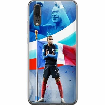 Huawei P20 Genomskinligt Skal Kylian Mbappé