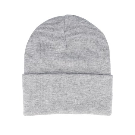 Beechfield - Grå cuff Beanie - Ash Original Deep Cuff @ Hatstore