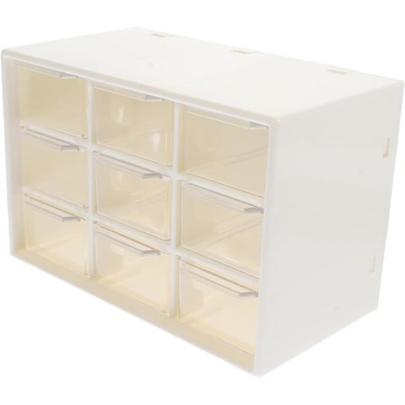 Jiugongge Plast Opbevaringsboks Skuffer Kommode Skuffe Lille